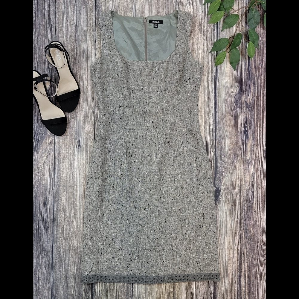 Emanuel by Emanuel Ungaro Gray Wool Blend Dress